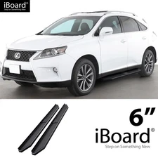 APS Running Board Black 6" Fit Lexus RX350 10-15