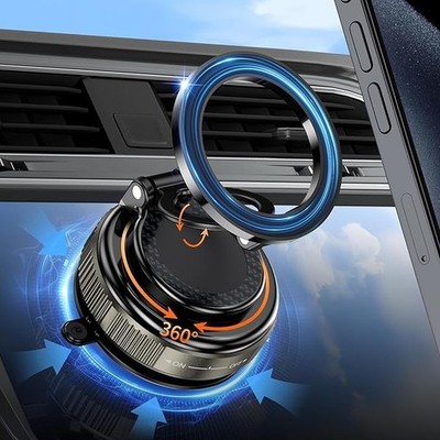 2026 Upgrade Vakuum Handyhalterung Auto Magnet für iPhone Samsung Xiaomi Huawei