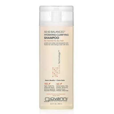 Hydrating Eco Friendly Balanced 50:50 Clarifying Shampoo 8.5 Oz Natural Peach