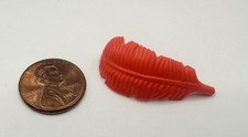 Playmobil Wide Red Curved Feather, For Helmet 3550 3653 3668 3730 4555