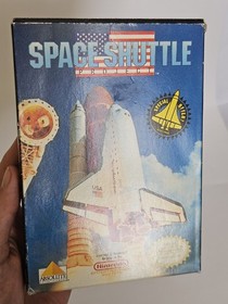 Space Shuttle Project Nintendo NES Box, Game, Foam, Sleeve + Protector - Tested 