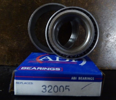 BRAND NEW ABI FRONT WHEEL BEARING AND RACE SET 32005 FITS *SEE CHART*
