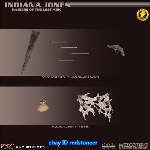 Mezco Indiana Jones RaIoers Of The Lost Ark 1/12 Action Figure Model Collection - Picture 4 of 18