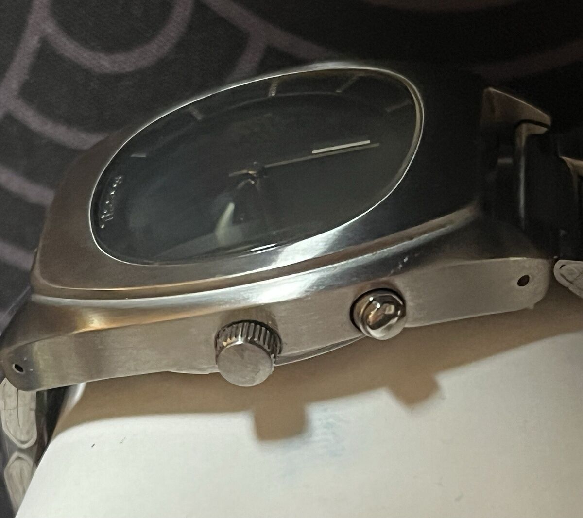 Ultra Rare Fossil Big Tic JR-8458 Dragon & Tiger Dial, Great Ultra Rare Fossil Big Tic JR-8458 Dragon & Tiger Dial, Great