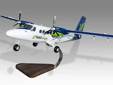 Viking Air De Havilland DHC-6-400 Twin Otter MASwings Desk Wood Model Small 1/72