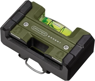 DRAPER EXPERT Draper Camo Pocket Belt Rare Earth Magnetic Mini Spirit Level & Holster, 29096