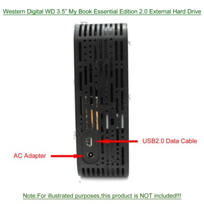 Cavo USB 2.0 BOKA Per Hard Disk Western Digital My Book Studio Edition - 3 Ft (Mini-B)