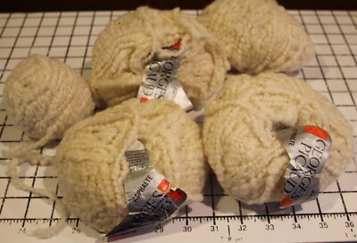 Georges Picaud Yarn 97% Wool 50 gms each skein - lot 4 skeins - Made in France