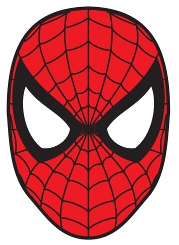 MASCARILLA GRANDE SPIDERMAN ARROZ/OBLEA PAPEL Y 12 X TAZA PEQUEÑA ADORNOS PARA PASTELES - Imagen 2 de 3
