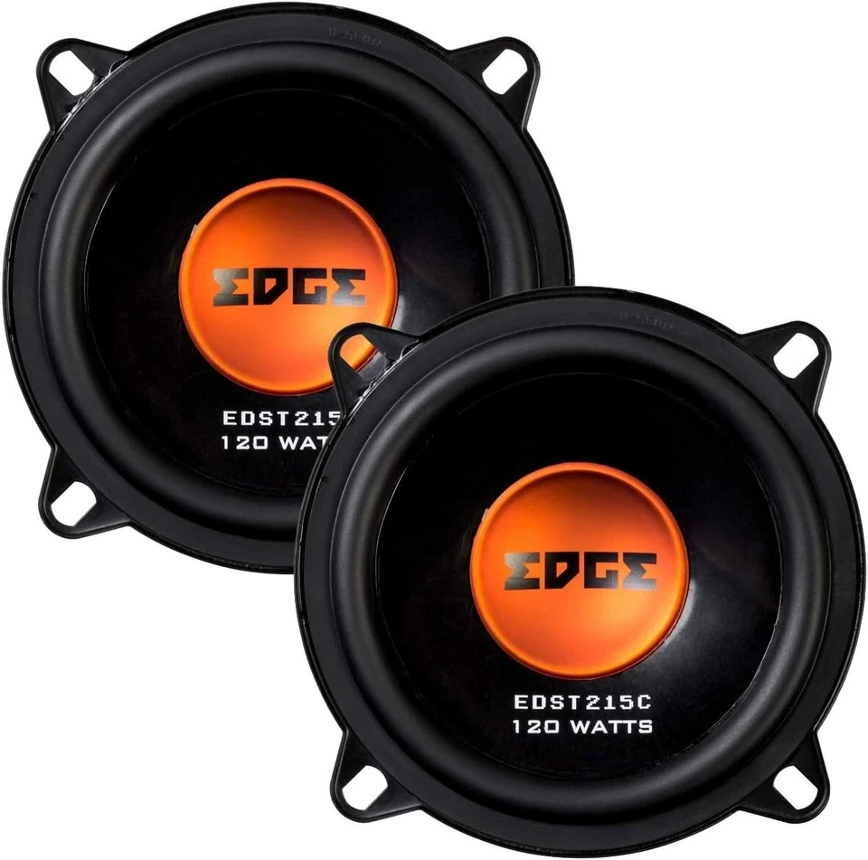 EDGE EDST215C-E6 KIT 13 cm ALTOPARLANTI 2 VIE CASSE auto woofer 13Cm Tweeter - Immagine 4 di 4
