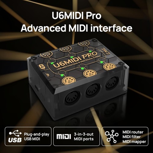 Standalone U6MIDI Pro MIDI Interface - High-Precision Connection for All Devices - Picture 6 of 11