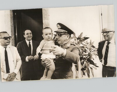 Brazilian Pres Candidate COSTA E SILVA w/ Granddaughter Politic 1966 Press Photo