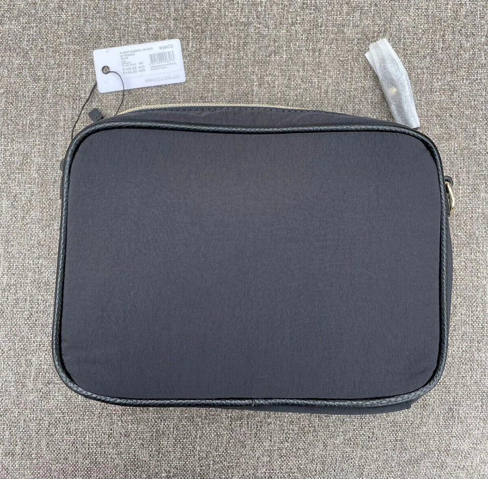MIMCO Flight Camera Cross Body Black Bag Gold• Brand New with Tag •RRP $149 - image 4 of 4