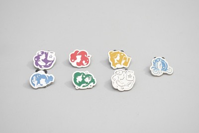 princess silhouette pins