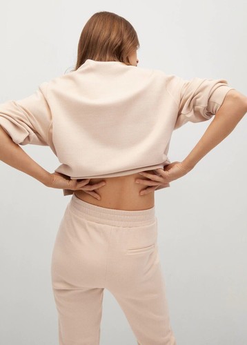 Brandneu mit Etikett Mango Basic Damen-Sweatshirt UK Größe 10 (M) UVP: £ 29,99 - Bild 5 von 8