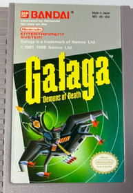 Galaga Demons of Death Nintendo NES *CIB, PI&Ugrave; BELLO*