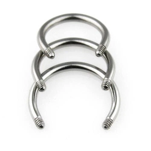 Setto Click Anello Piercing Naso Gioiello Acciaio Chirurgico - Foto 10