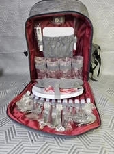 lazybare Picnic Backpack Set For 4 NEW