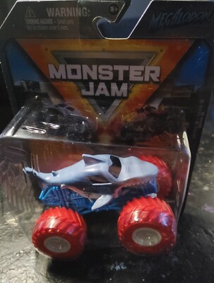 Spin Master Monster Jam Megladon With Red Tires - Many Vehicles