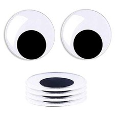 5 Inch Giant Googly Eyes Plastic Wiggle Eyes with Self Adhesive for Crafts DIY