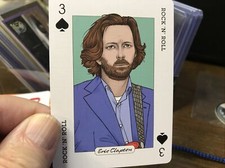 2019 Music Genius Playing Card Rik Lee/Charlie Harris Illustration ERIC CLAPTON