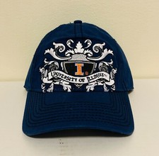 NWT University of Illinois Fighting Illini / NCAA Blue Adjustable Cap Hat NEW