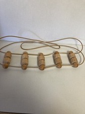 Back Muscle Pain Wooden Beaded Massage Back Thigh Roller Relief Body