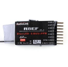 Radiolink 2.4GHz 8-CH Radio Control Receiver R8EF Model Boat RC Cars Low Price