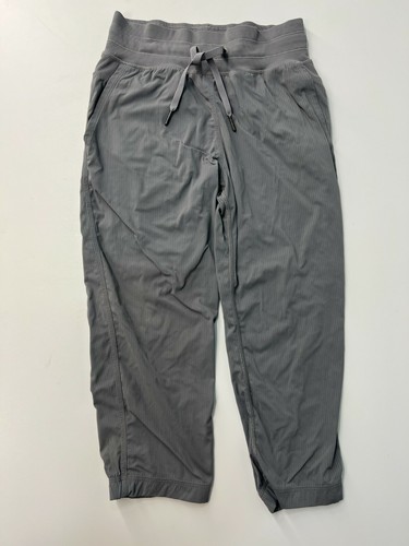 Dance Studio Cropped Pants Grey Unlined 