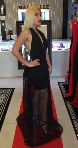 Symphony Red Carpet Black Dress See True Unique On Sale Size S M L - Picture 6 of 6