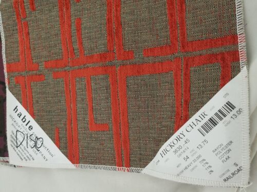 Lot 3 Pieces Hable Construction Hickory Furniture Fabric Samples Geometric Woven - Picture 3 of 5