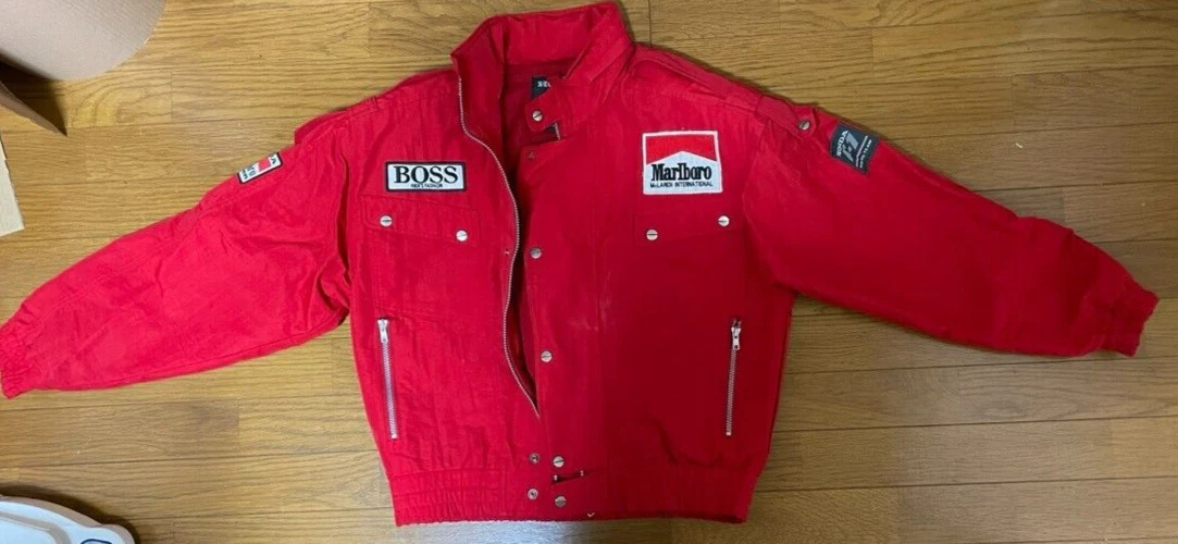 McLaren Marlboro Honda BOSS racing jacket blouson size M Ayrton