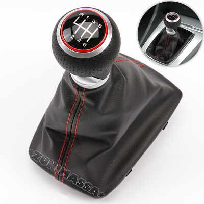 Para AUDI S LINE A4 B6 B7 8E CUERO PALANCA De CAMBIO 6 VELOCIDADES POMO