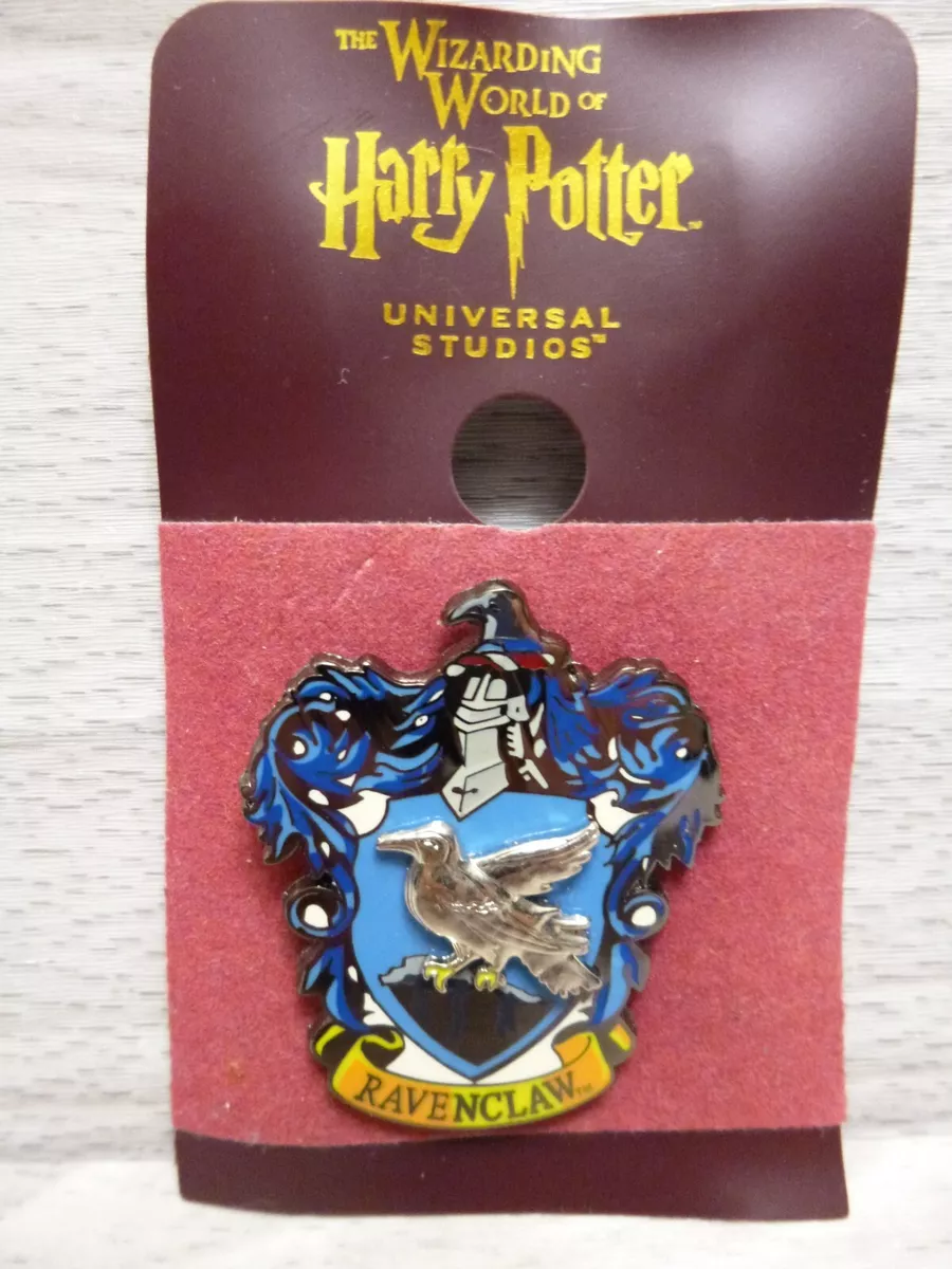 Harry Potter New * Ravenclaw Crest Deluxe Lapel Pin * Pewter Enameled Metal