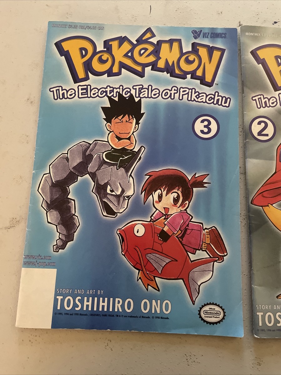 pokemon comic 2 3 electric tale of pikachu | eBay