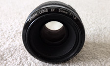 CANON 50mm F1.8 MK1 EF CAMERA LENS MOUNT- FUNGUS - FULLY WORKING MKI - METAL