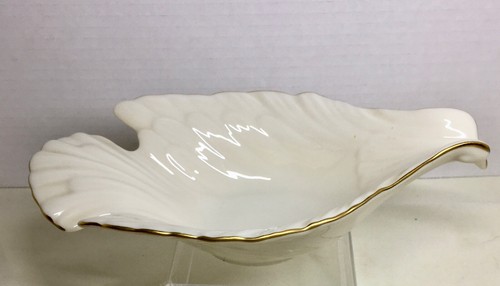 LENOX China Dove Bird Gravy Boat Sauce Bowl Cream Ivory 24k Gold Trim - Picture 5 of 8