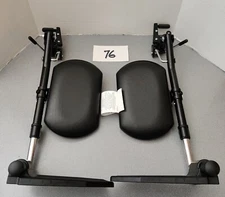 Invacare T94HCP Wheelchair Elevating LegRests with Padded Calf Pads - NEW