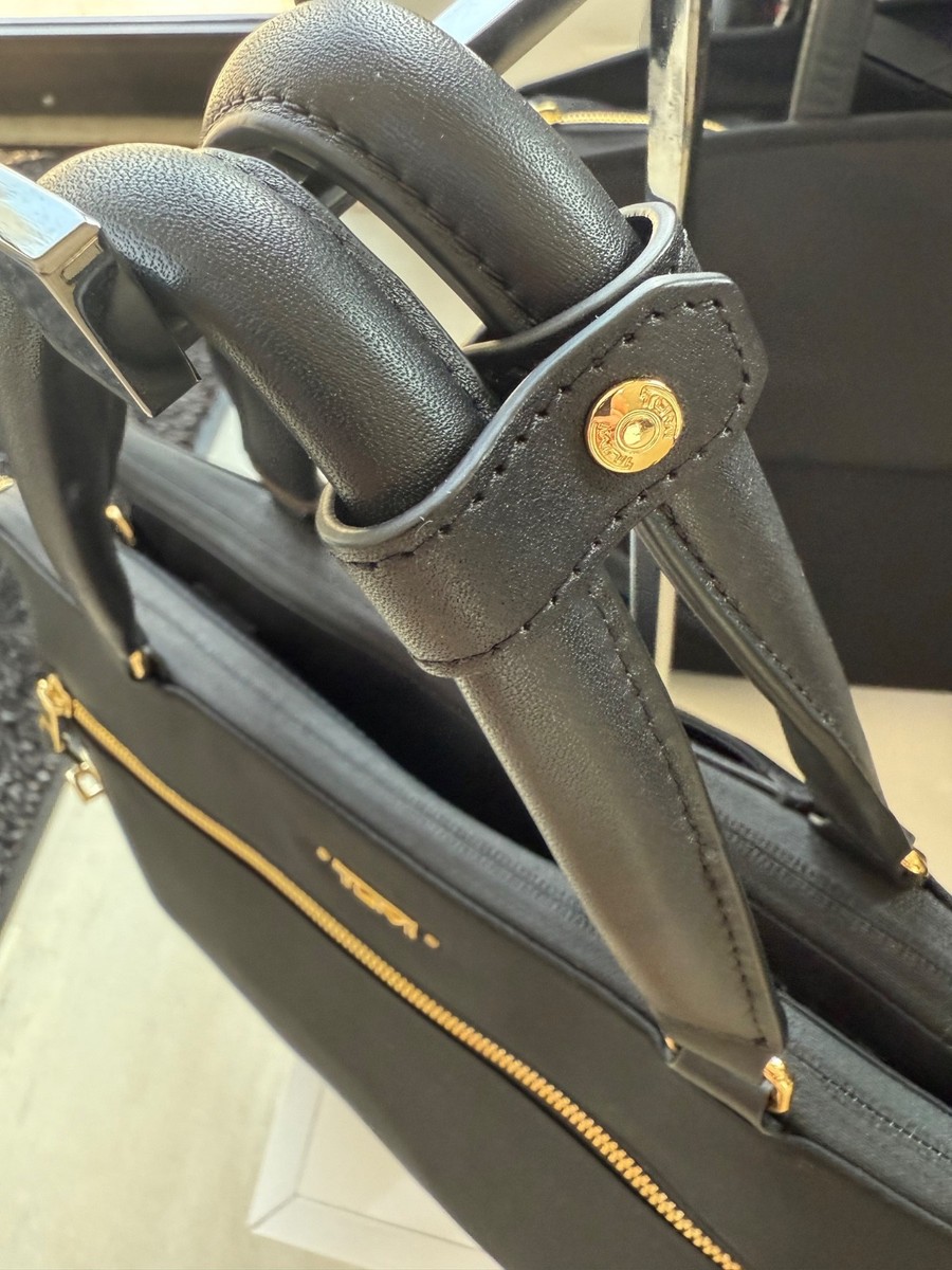 Tumi Clare Double Zip Brief Laptop Bag Black 135481-1041