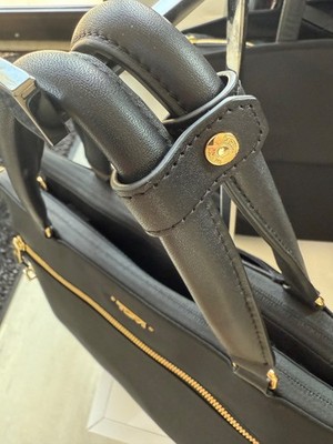 Tumi Clare Double Zip Brief Laptop Bag Black 135481-1041