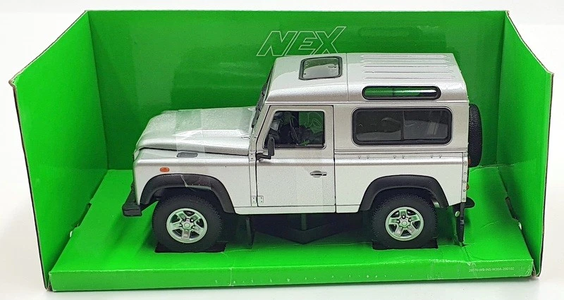 WELLY ESCALA 1/24 - 22498W - LAND ROVER DEFENDER - PLATEADO Foto 4 de 4