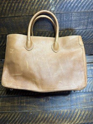 Mark & Graham ELISABETTA SLOUCH LEATHER HANDBAG  Camel Pre Owned