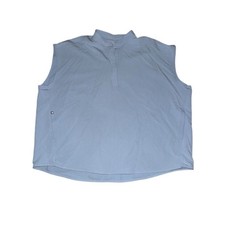 FIGS Scrub Top Unisex 2XL Blue-Gray Sleeveless V-Neck Pullover Medical technical
