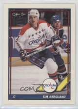 1991-92 O-Pee-Chee Tim Bergland #34 0il7
