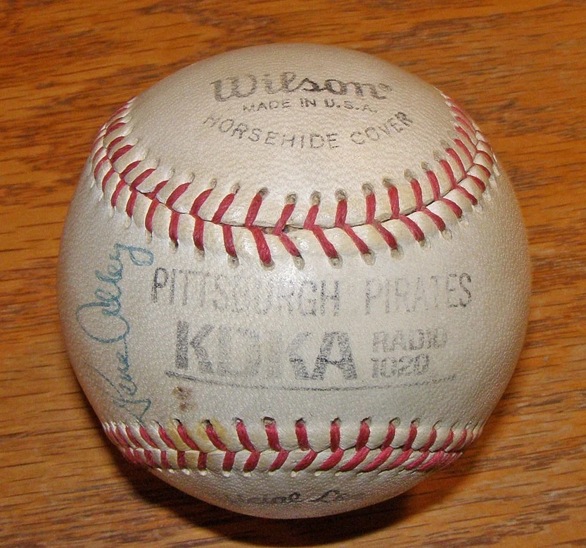 Baseball Vintage Original Cousu Main - Extérieur Très Ancien