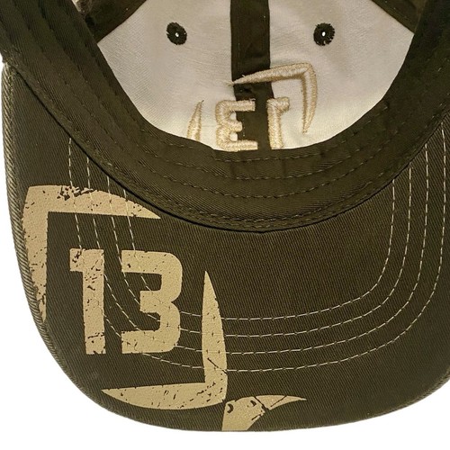 Fishing 13 Make Your Own Luck Mesh Hat Cap Gray Used Snapback - Picture 8 of 10