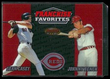 Sean Casey / Johnny Bench 2000 Bowman's Best #FR1C Franchise Favorites