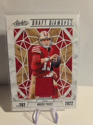 2024 Panini Absolute - Draft Diamonds Jersey Brock Purdy #DDJ-BPY (MEM)