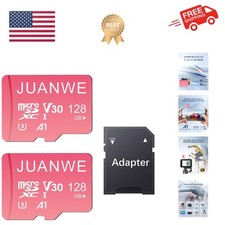 128GB Micro SD Card 2 Pack 128GB TF Card with Adapter, microSDXC Memory Card ...