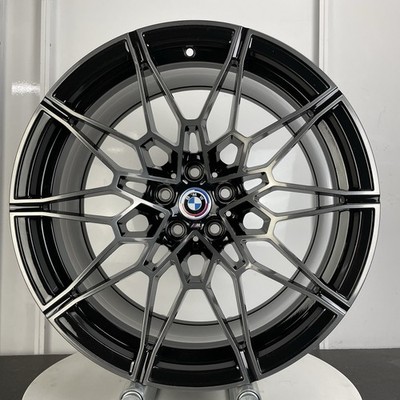 BMW M3 M4 REAR 20X10.5 WHEEL RIM 36118093839 BLACK / MACHINED